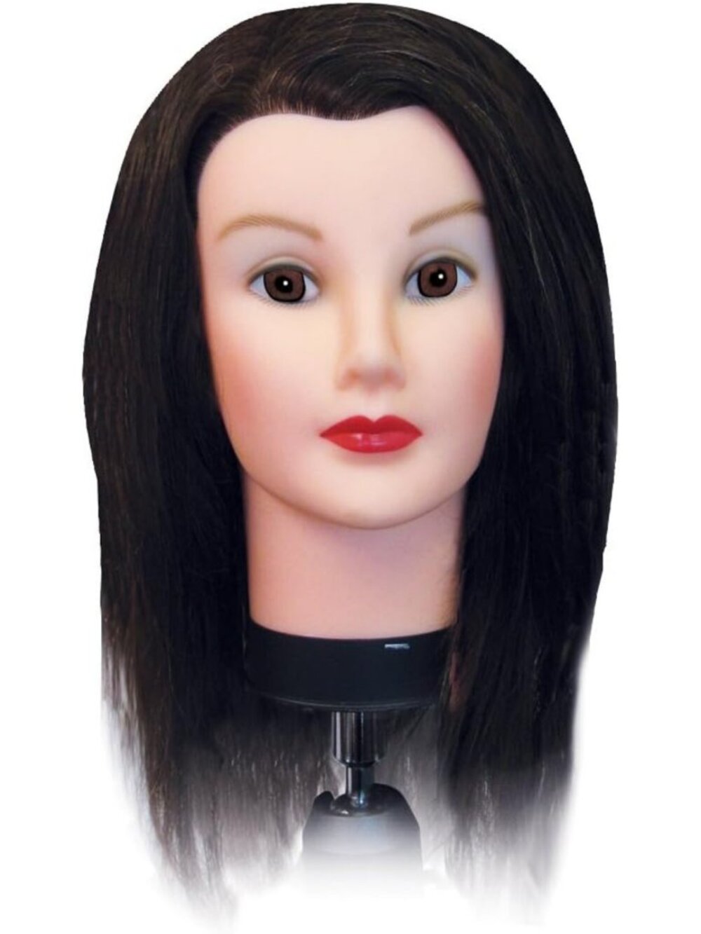 Deluxe Human Hair Manikin for Cosmetology Practice - 18-20 Inch Realistic Doll